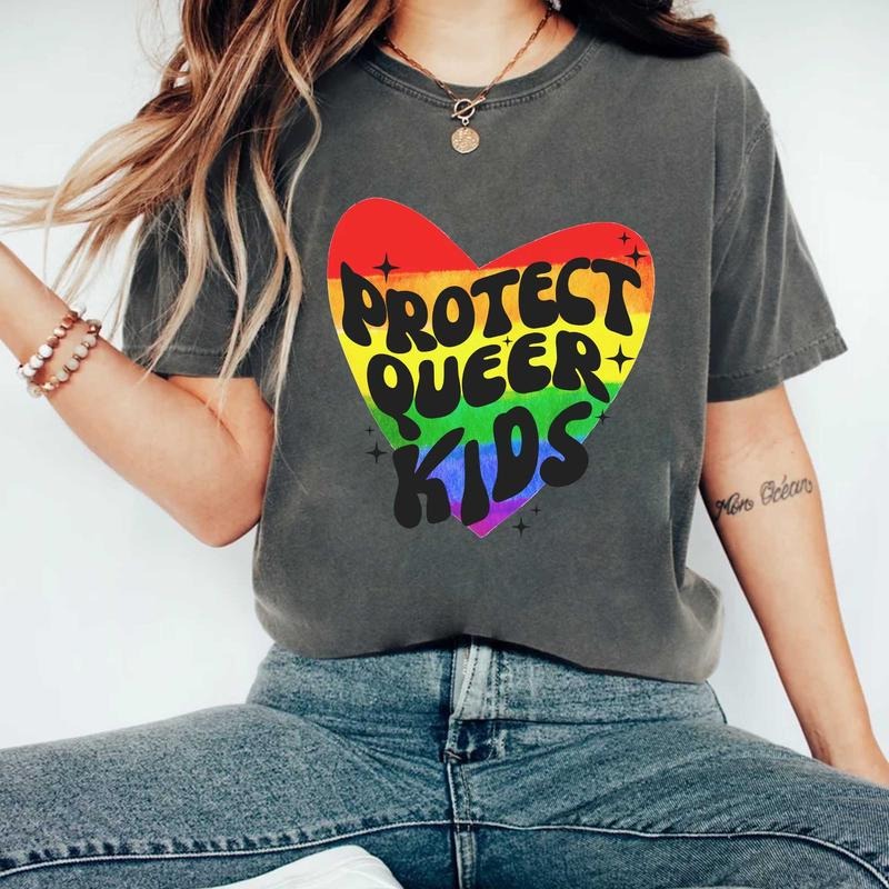 Protect Queer Kids Shirt, Protect Trans Kids, Non Binary Kids, LGBTQ Shirt, Equality Shirt, Pride Ally Shirt, Pride Month Shirt
