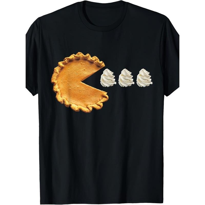 Pumpkin Pie Thanksgiving Men's Comfortable Casual T-Shirt Made in USA