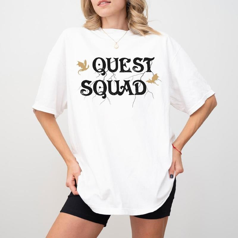 Quest Squad Shirt, Fourth Wing Shirt, Onyx Storm Book Inspired Tee, Fantasy Reader Gift, Bookish Gift