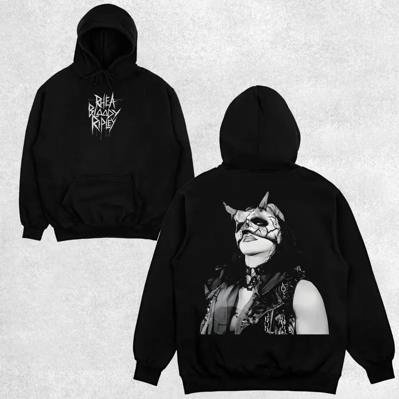 RHEA RIPLEY WWE V2 HOODIE, WWE Wrestling Hoodie, WWE Rhea Ripley Icon Hoodie, WWE Fans Clothes, Rhea Ripley Hoodie, Rhea Mami Shirt Gift For Him For Her Y2K Menswear