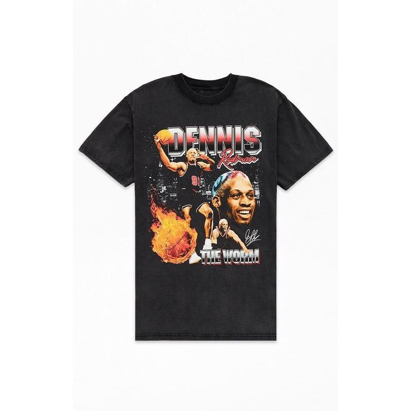 RODMAN BRAND Men's On Fire T-Shirt - Multicolor Hoodie, Sweatshirt | WearSparks.com