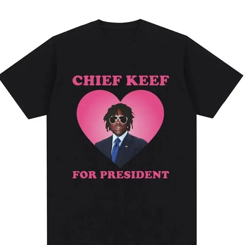 Rapper Chief Keef for President T Shirt Size S-4XL Hoodie, Sweatshirt | WearSparks.com