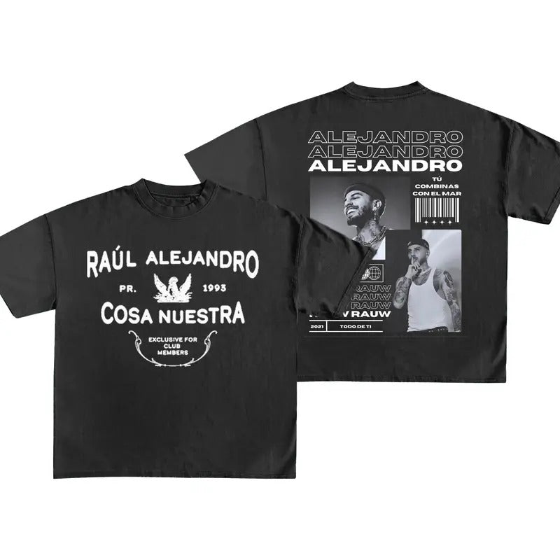 Raul Alejandro T-shirt Rauw 1993 Sweatshirt Cosa Nuestra Hoodie Alejandro Merch Rap Hip Hop Tee Gift Fans Men Women