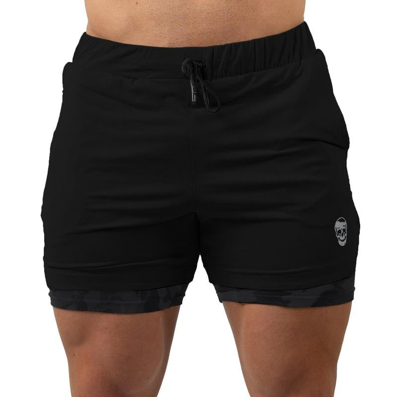 React Men's Training Shorts - Black Camo, Summer Season T-Shirts, Hoodie, Sweatshirt | WearSparks.com
