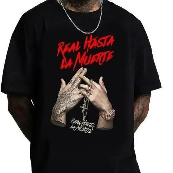 Real Hasta La Muerte Music Tour T-Shirt Unisex Gift For Fans