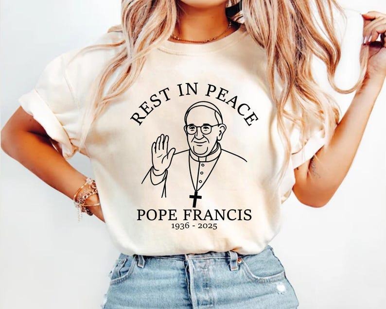 Rest In Peace Pope Francis Shirt, RIP Pope Francis shirt, summer see