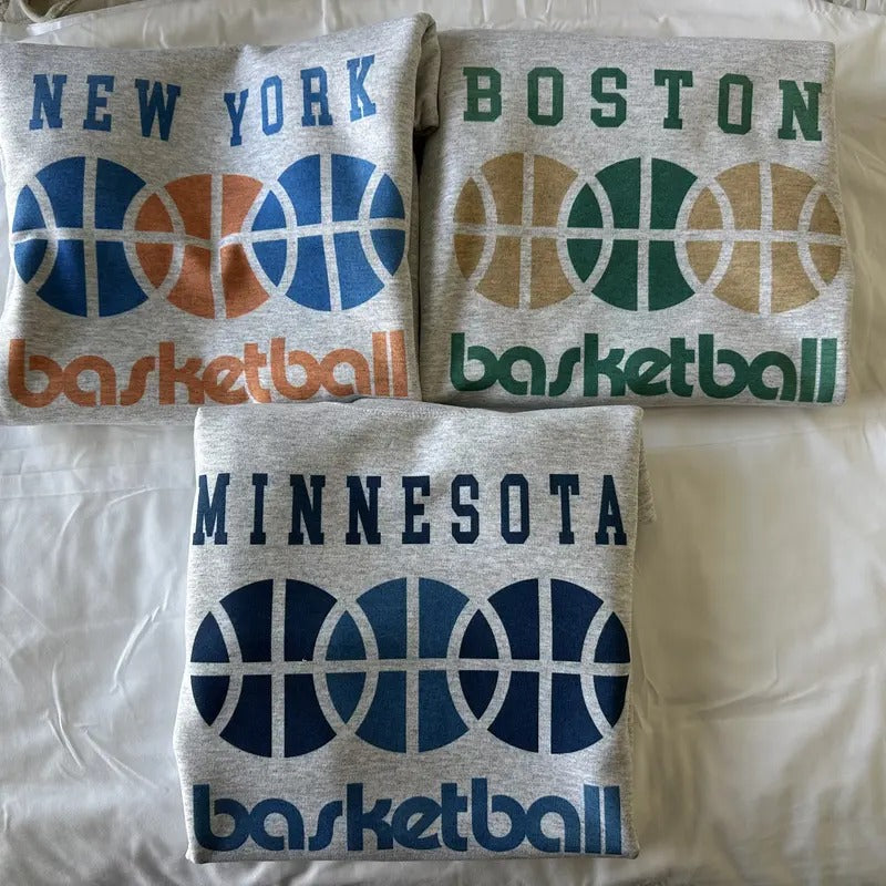 Retro Basketball Sweatshirt Comfortable Basketball Sweatshirt 1
