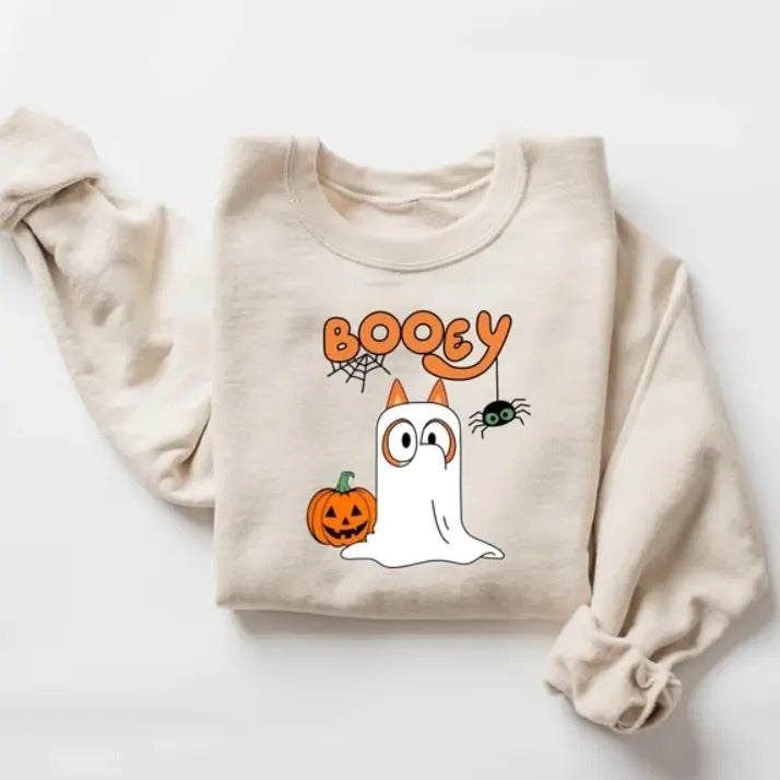 Retro Booey Halloween Sweatshirt, Halloween Shirt, Boo shirt, Halloween Sweatshirt, Halloween Vibes, Spooky Season Shirt, Halloween Season, Halloween Gift, Pumpkin Halloween