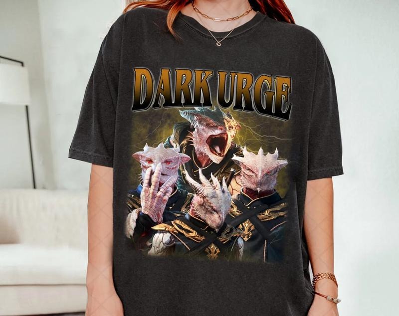 Retro Dark Urge Baldurs Gate 3 Shirt, Dark Urge Retro Shirt, Baldurs Gate 3 Merch, Gamer Shirt, Birthday Gifts Cotton...