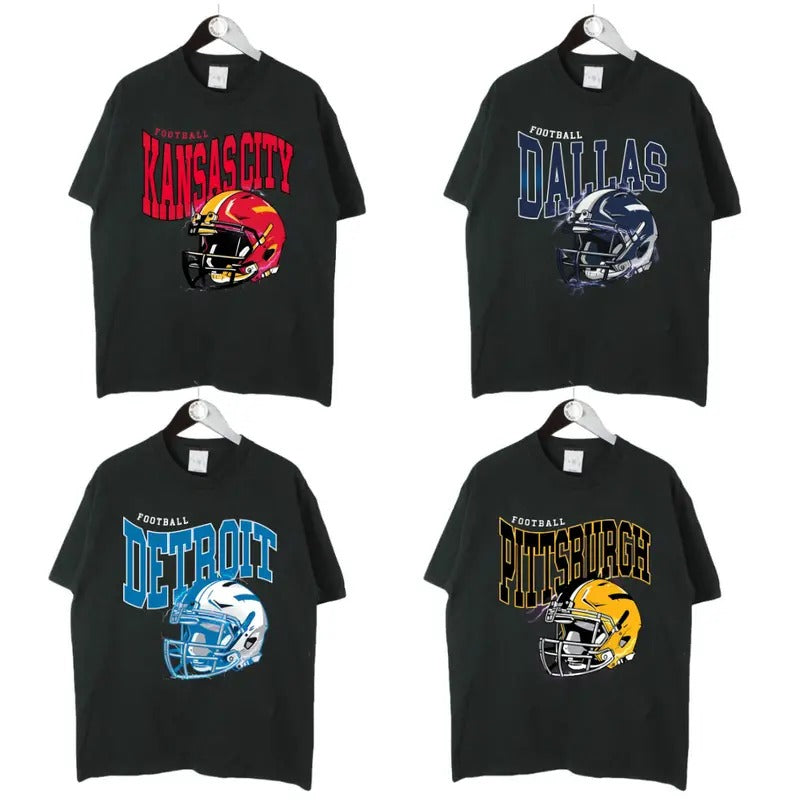 Retro Football All Team T-Shirts, Vintage Sportswear Collection, Football Shirt, Football Fan Gift sport graphic