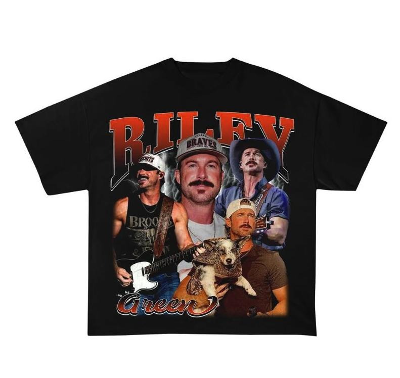 Retro Riley Greenn Shirt Vintage Bootleg Graphic Tee, Gift For Women and Man Unisex