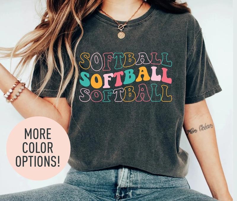 Retro Softball Shirt For Softball Player For Gift Cute Softball t-shirt For Sports Mom Cute Softball Tshirt For Girls Softball Tee T-shirt, sweater and Hoodie