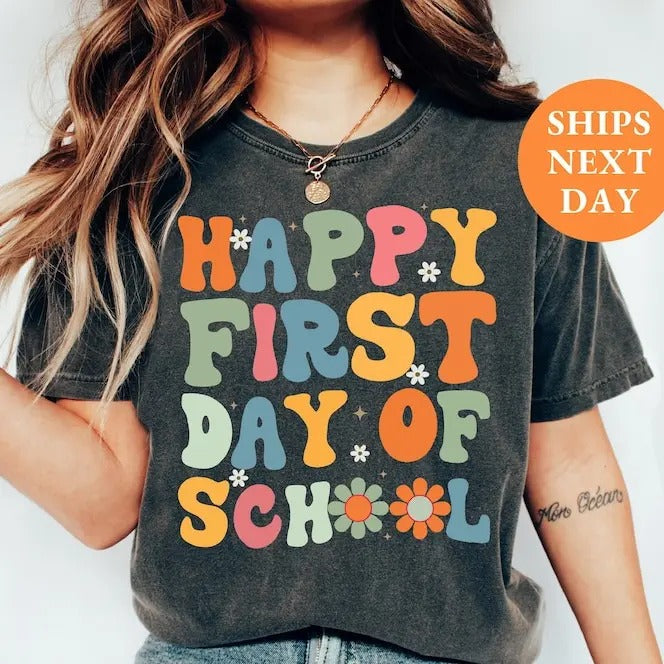 Retro Teacher Shirts, Back to School Teacher Shirt, First Day of School Shirt for Teachers, Back to School Shirt Teacher Gift T-shirt, sweater and Hoodie