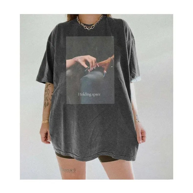 Retro Wicked Shirt, Holding Space Ariana Cynthia Finger Hold Defying Gravity Meme Wicked Movie Gift Broadway Shirt, Glinda Elphaba Shirt