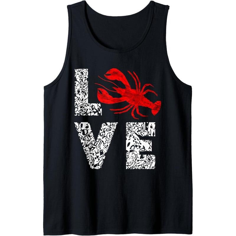 River Cajun Crawfish Crayfish Seafood Crab Boils Ditch Bugs Tank Top Made in USA