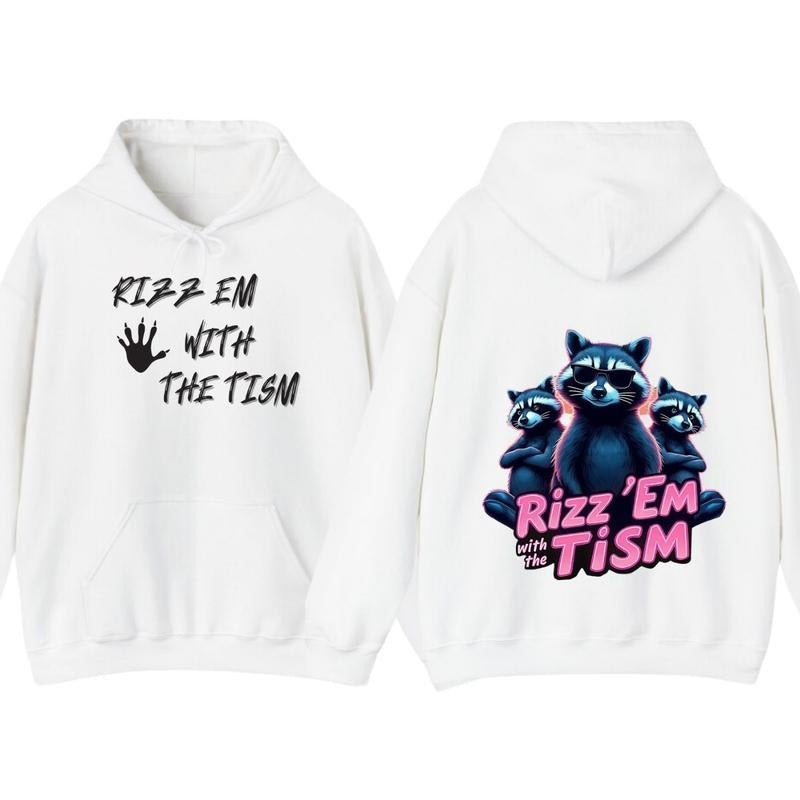 Rizz 'Em with the Tism T-Shirt, Hoodie - Bold and stylish design, perfect for lovers of unique fashion, offering comfort and quality, Unisex