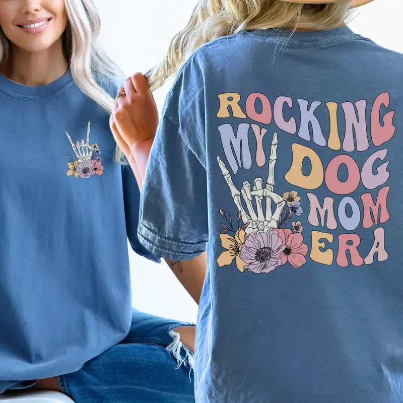 Rocking My Dog Mom Era Shirt In My Dog Mom Era Retro Tshirt Dog Mom Gift Dog Mom Shirt Dog Mothers Day Dog Lover Gifts