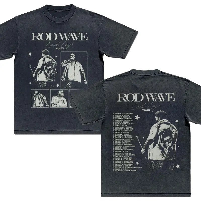Rod Wave Shirt, Rod Wave Last Lap Concert Tour, Rod Wave Graphic Tee Album Rap 2 Side Unisex Shirt, Hoodie, Sweatshirt