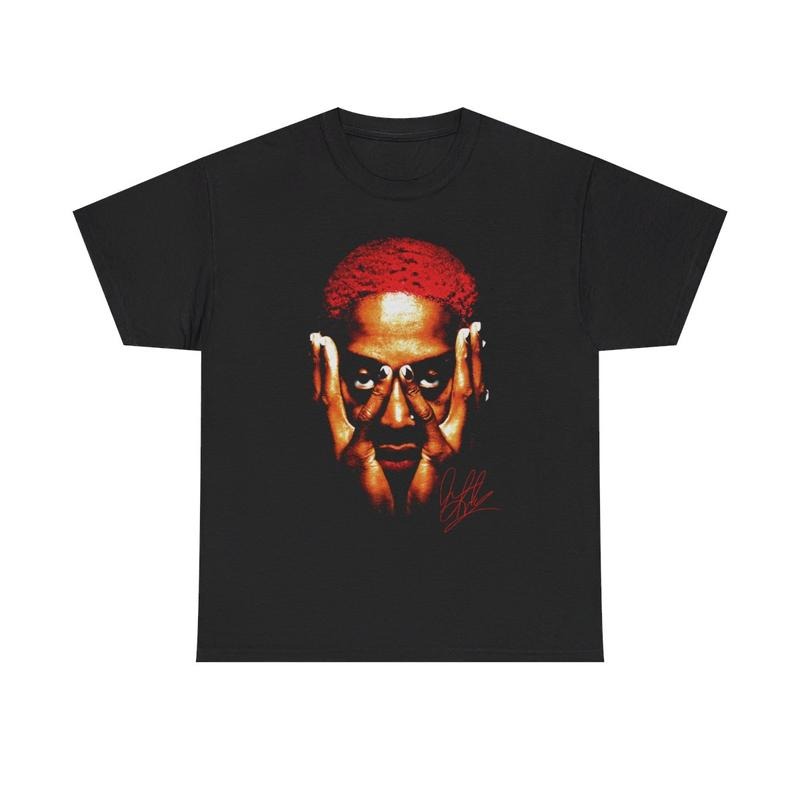 Rodman Inspired Vintage Hip Hop Rap Basketball Streetwear Graphic Tee Y2k Vibes