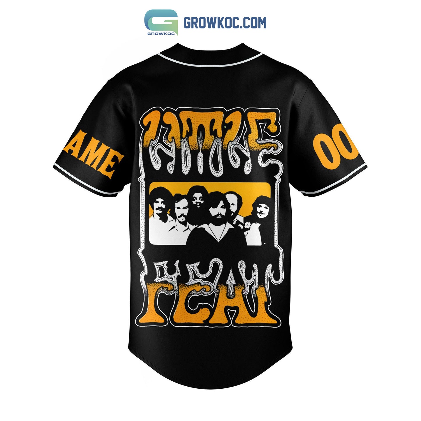 Roll Right Little Feat Thru The Night Personalized Baseball Jersey