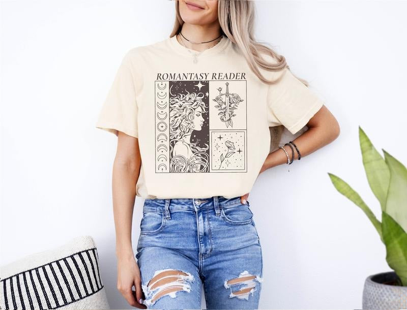 Romantasy Reader Shirt, Bookish T-Shirt, Bookworm, Smut, Spicy Books, Bookish Gift, Book Lover, Booktok Merch,...