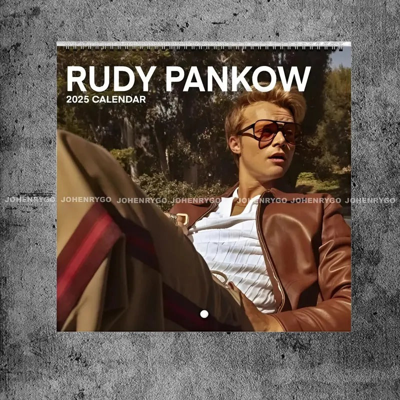 Rudy Pankow New Calendar 2025 - JJ Maybank Outer Banks | Home Decor, Office Decor - Rudy Pankow Fan Gift, Unique Holiday Gift