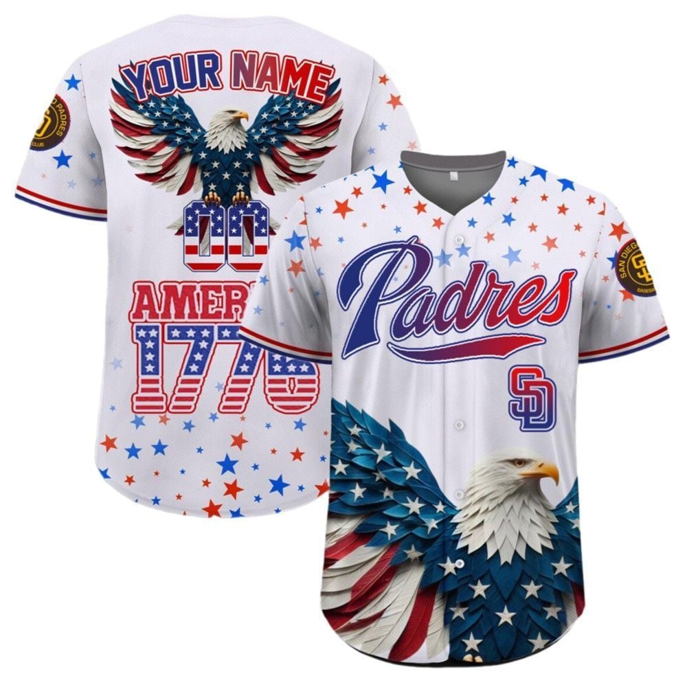 SD Padres Independence Day Baseball Jersey 2025 - Grishko.com T-Shirts, Hoodie, Sweatshirt | WearSparks.com (Image 2)