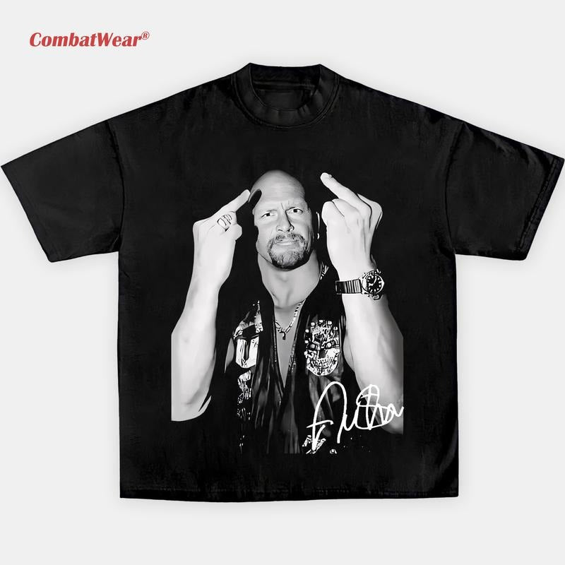 STONE COLD STEVE AUSTIN NEW 2.0 TEE, Wrestling Tee, WWE Tee, Wrestling Gift, Sports Shirt, Workout T-shirt, Gift for Him Gift For Her Hoodie Sweatshirts