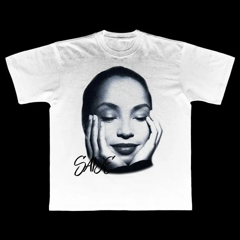 Sade Rare T-Shirt - Sade 90's T-Shirt - Sade Vintage Style Tee - Sade T-Shirt