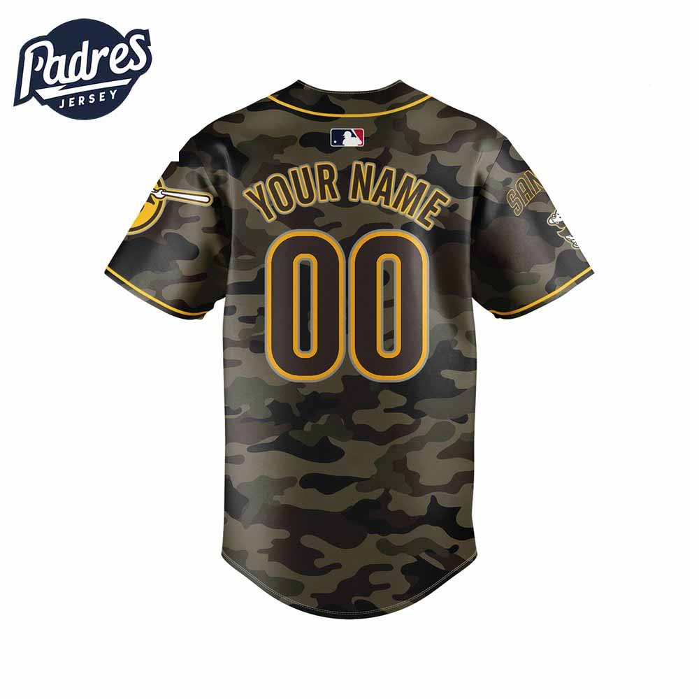 San Diego Padres Camo Custom Baseball Jersey Style - Padres Jersey Oasis: Elevate Your Baseball Style Game