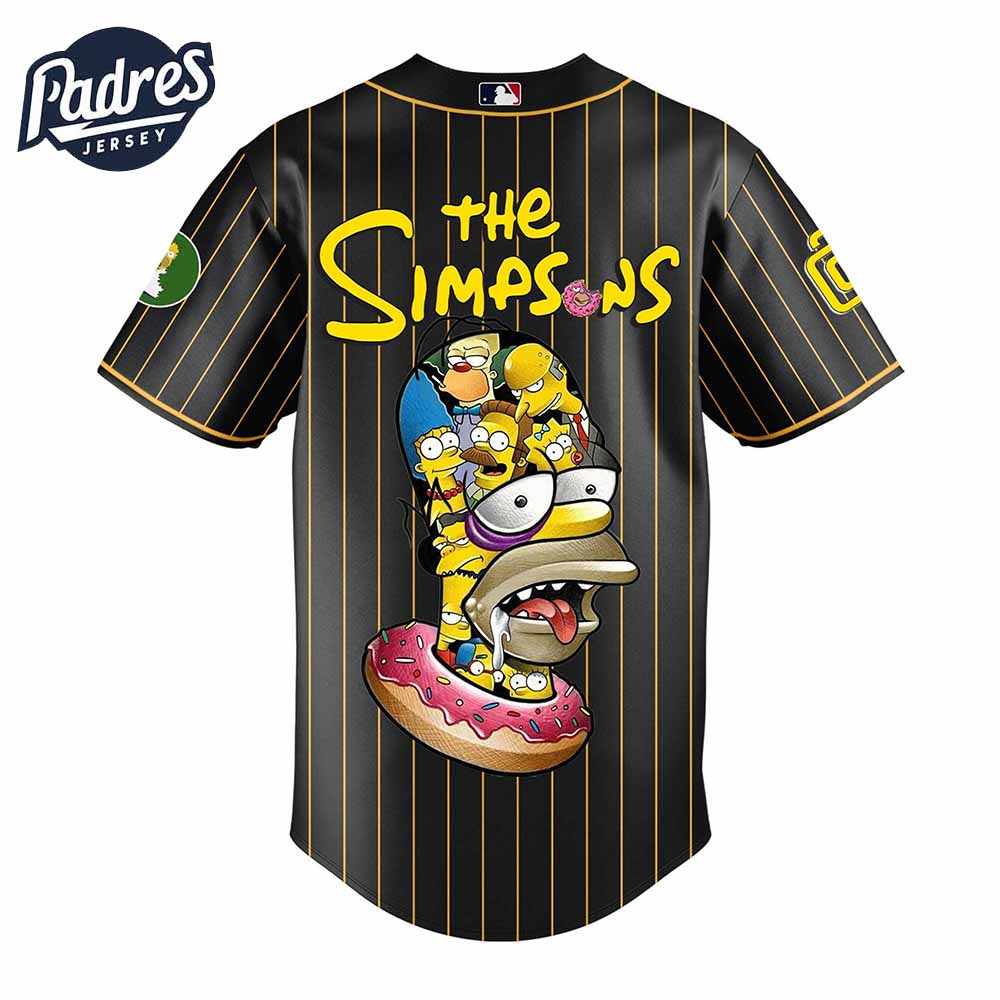 San Diego Padres MLB x The Simpsons Baseball Jersey Style - Padres Jersey Oasis: Elevate Your Baseball Style Game