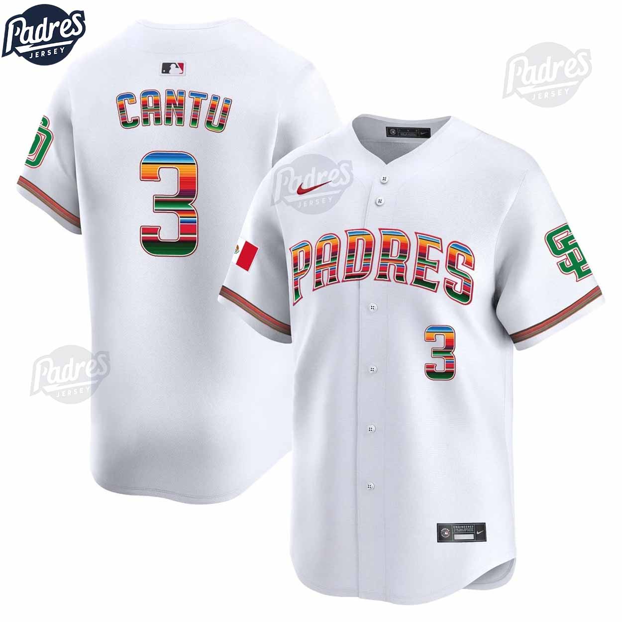 San Diego Padres Michael Cantu Mexico Baseball Jersey - Padres Jersey Oasis: Elevate Your Baseball Style Game