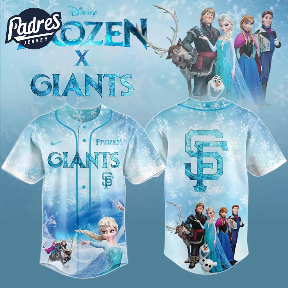 San Francisco Giants x Frozen Baseball Jersey 2025 - Padres Jersey Oasis: Elevate Your Baseball Style Game T-Shirts,...