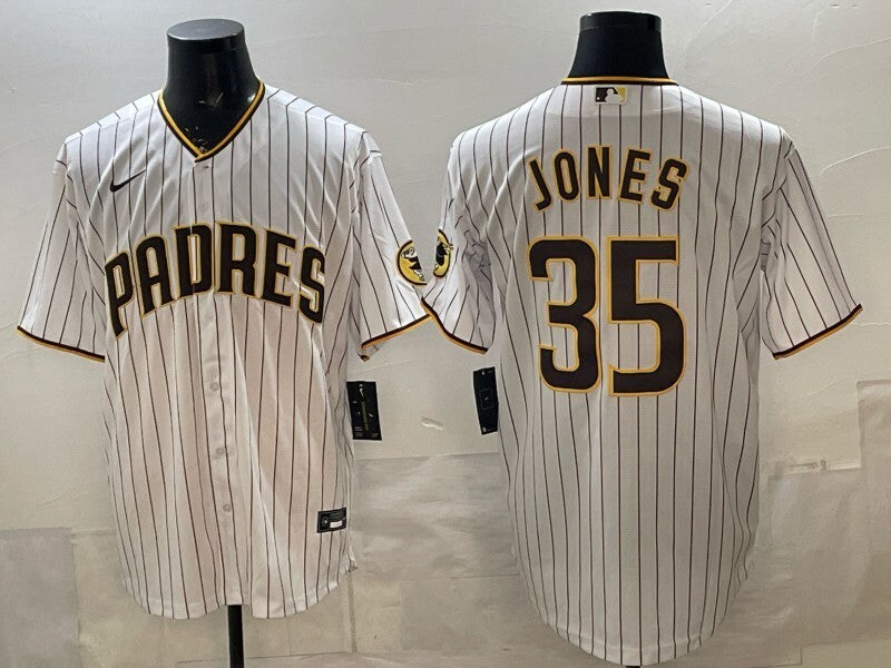 San Diego Padres #35 Jones Padres Adult Style 1