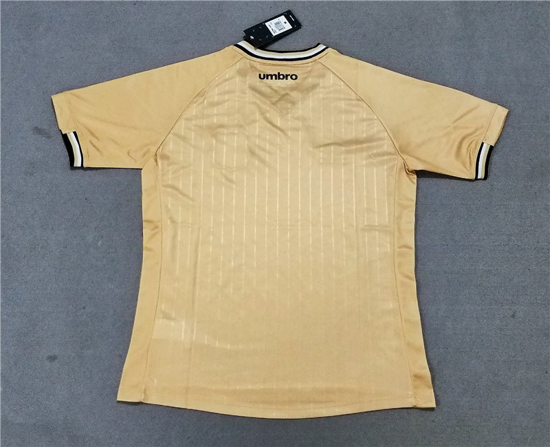 Santos second away gold soccer jersey Style 1