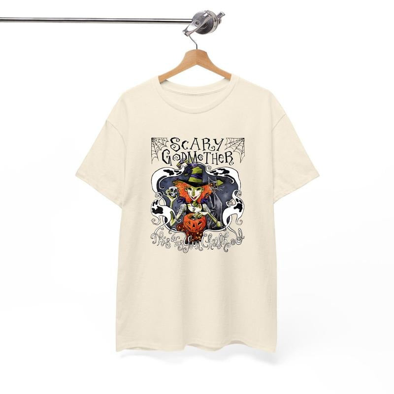 Scary Godmother Graphic Tee, Old Movie Halloween Shirt, Movie Halloween Shirt, Halloween Shirts, Horror Sweatshirt