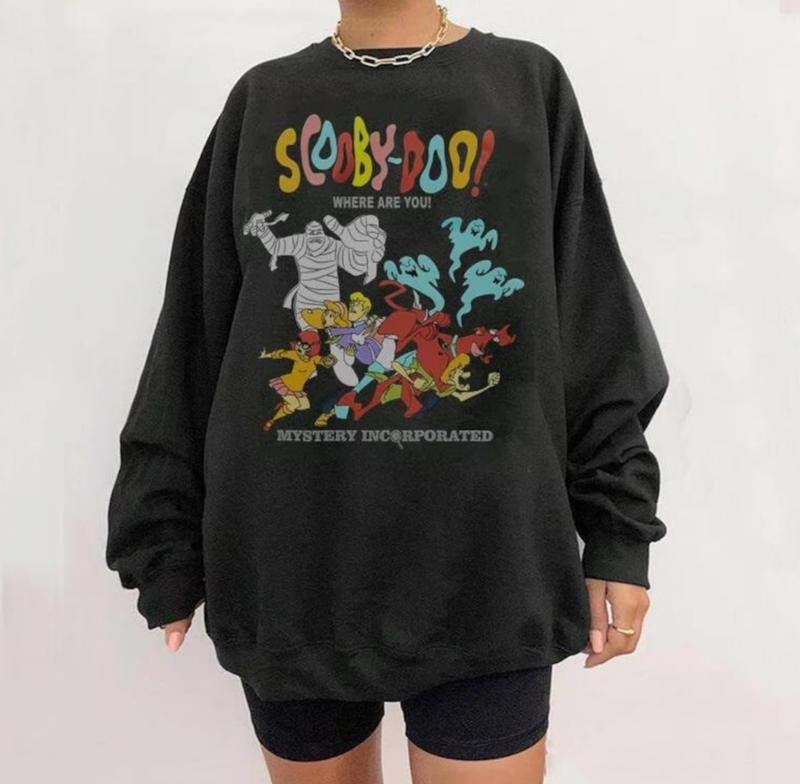 Scooby-Doo Mystery Incorporated Shirt, Scooby Doo Where Are You T-Shirt, Halloween Scooby Doo Sweatshirt, Scary House...