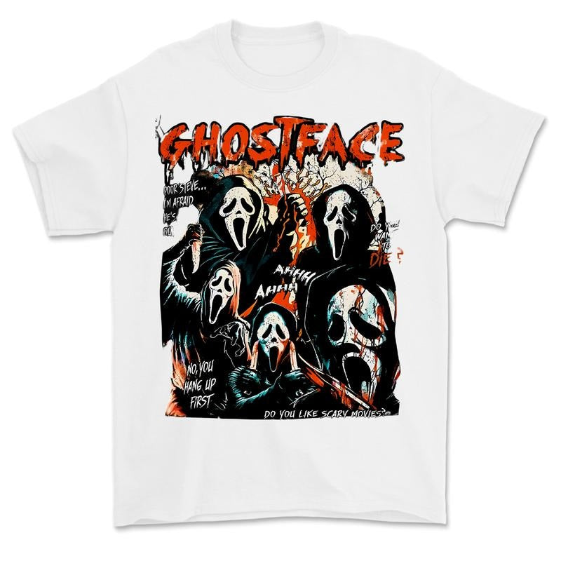 Scream Splatter Classic T-Shirt, Halloween T-Shirt, Gift For Halloween