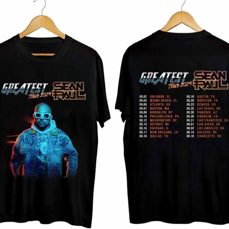 Sean Paul 2024 Tour Shirt, Sean Paul The Greatest Tour 2024 Shirt