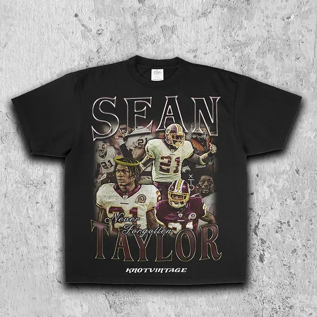 Sean Taylor Tee | Vintage Tee | Men's Graphic T-Shirt | Gift For Fan