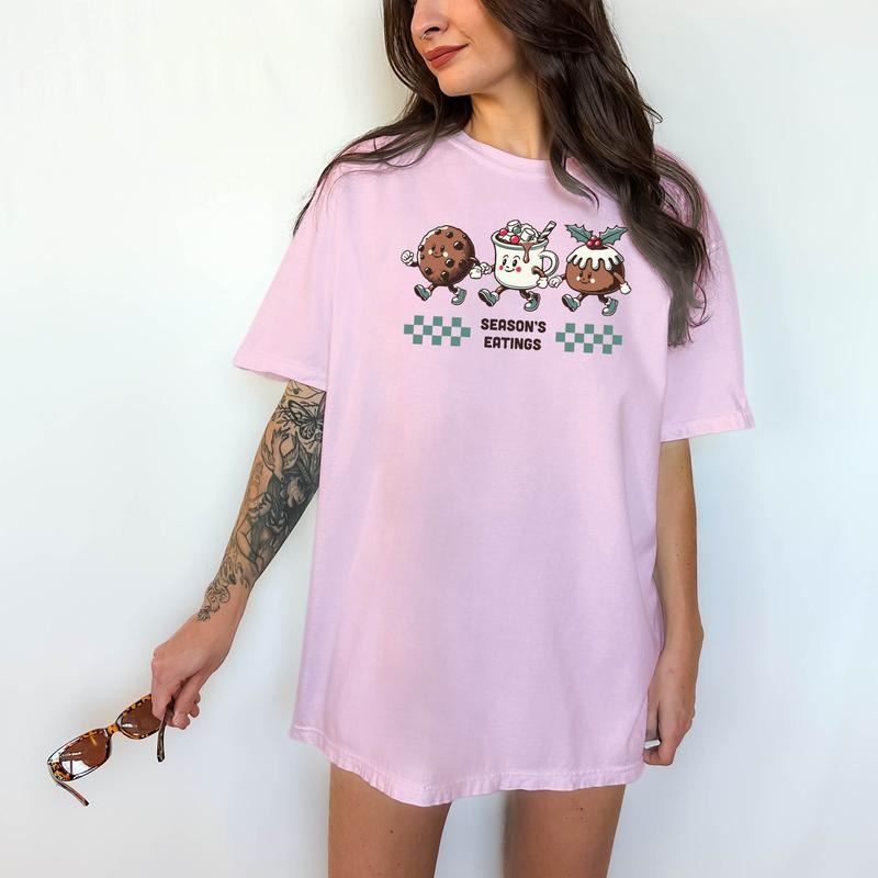 Seasons Eatings- T-Shirt, Unisex T-Shirt, Funny Tee, Comfortable Shirt, Christmas Theme