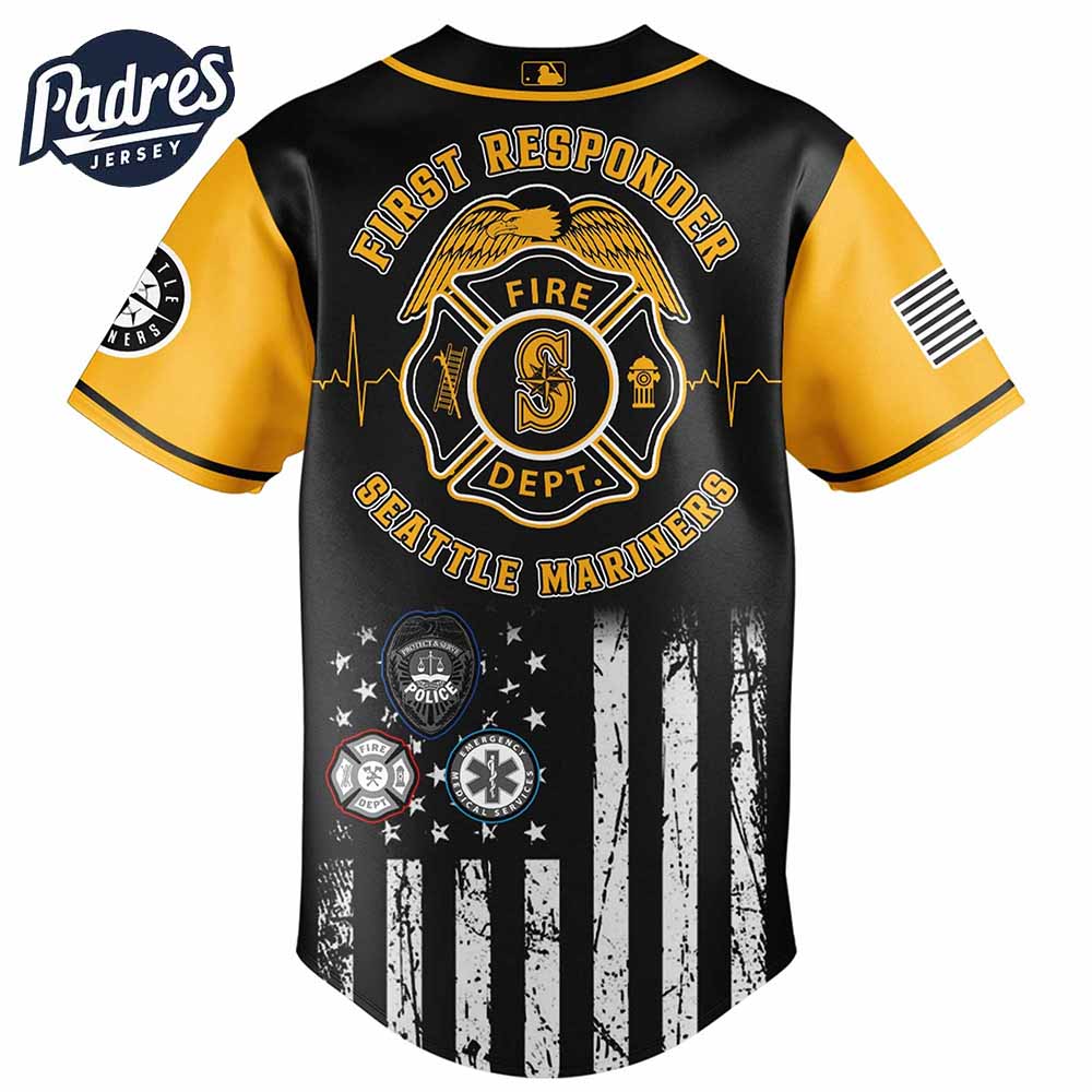 Seattle Mariners MLB x First Responders Baseball Jersey - Padres Jersey Oasis: Elevate Your Baseball Style Game