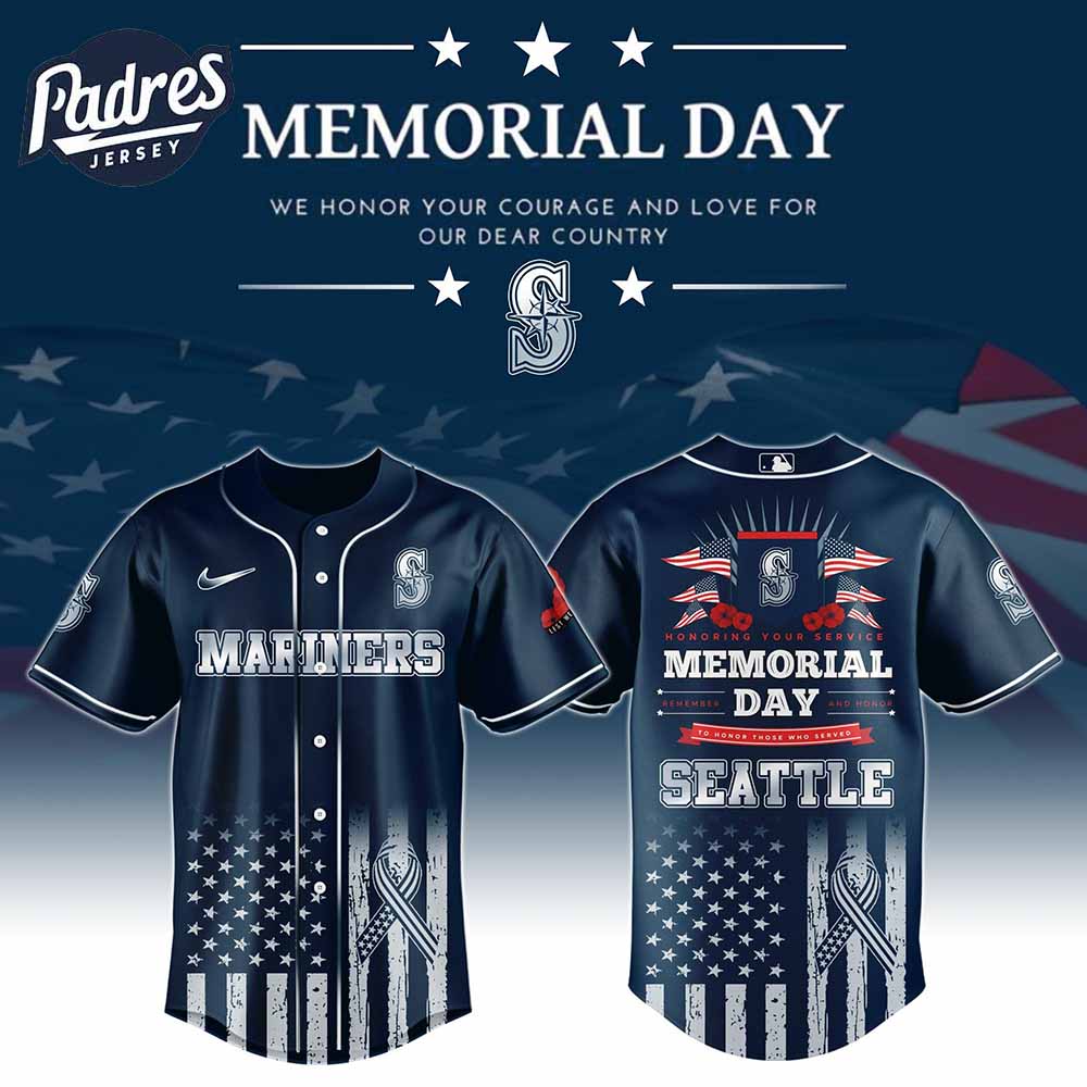 Seattle Mariners Special Memorial Day Baseball Jersey - Padres Jersey Oasis: Elevate Your Baseball Style Game T-Shirts,...