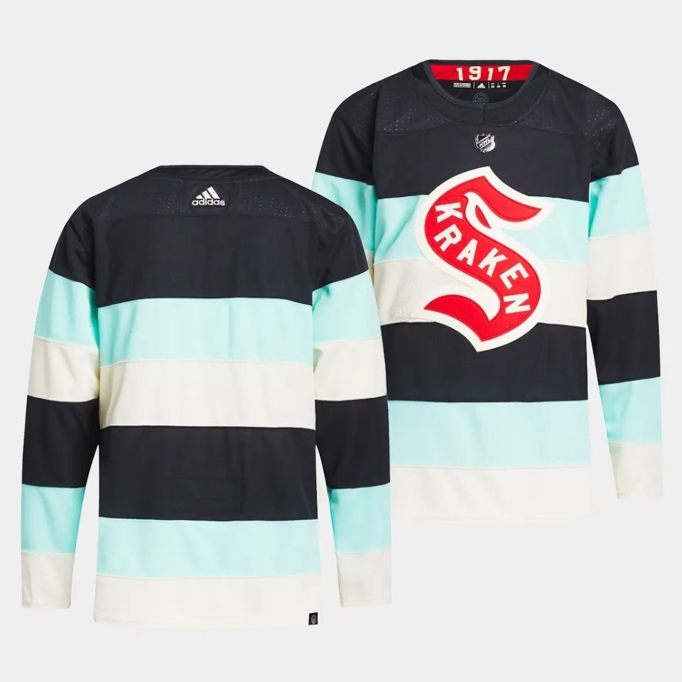 Seattle Kraken 2024 NHL Winter Classic Jersey - Deep Sea Blue