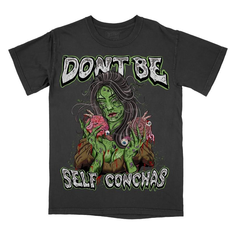 Self Conchas Zombie Girl Comfort Colors Graphic Tee, Don't Be Self Conscious, Body Positivity T-Shirt, Positive...