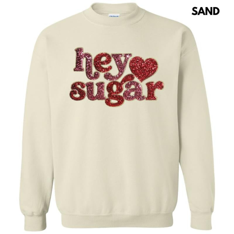 Sequin Hey Sugar Patch Sweatshirt