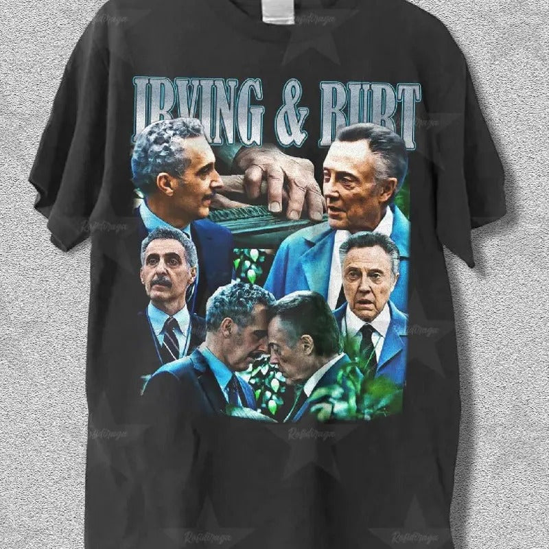 Severance Irving And Burt Shirt, Irving B Vintage Bootleg T-shirt, Lumon Severance TShirt, Vintage Movies Style Bootleg Rap Tshirt graphic