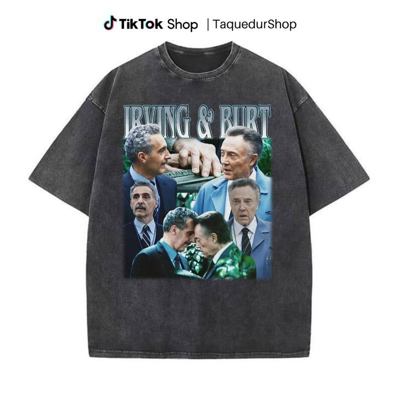 Severance Irving B and Burt T-Shirt, Severance Graphic Tee, Vintage Style Unisex Cotton Graphic Tee, Gift for TV Lovers, Lumon, Macrodata Refinement
