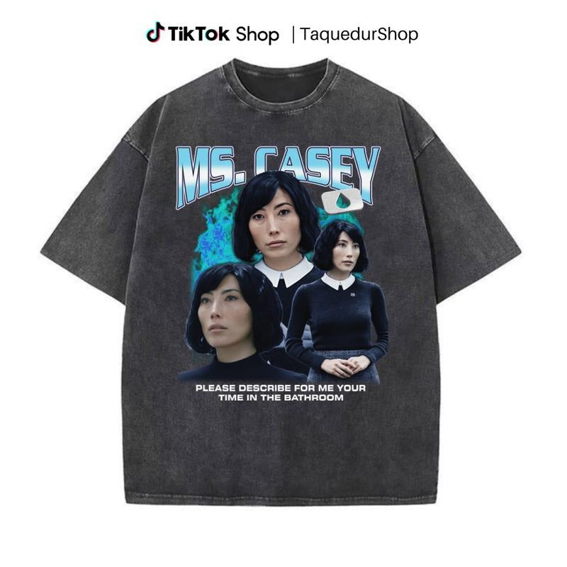 Severance Ms. Casey Rap Tee.Shirt, Severance Graphic Tee, Vintage Style Unisex Cotton Graphic Tee, Gift for TV Lover, Lumon, Macrodata Refinement tee