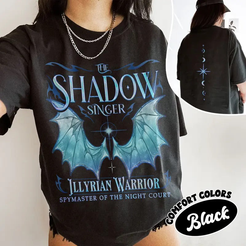 Shadowsinger Night Court Comfort Color Shirts, Azriel SJM Book Merch Inspired, The Bat Boys Velrais Tee Womenswear Tshirt...